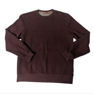 Vintage IZOD Moroon Embroidered Logo Long Sleeve Sweatshirt. Men's S/P